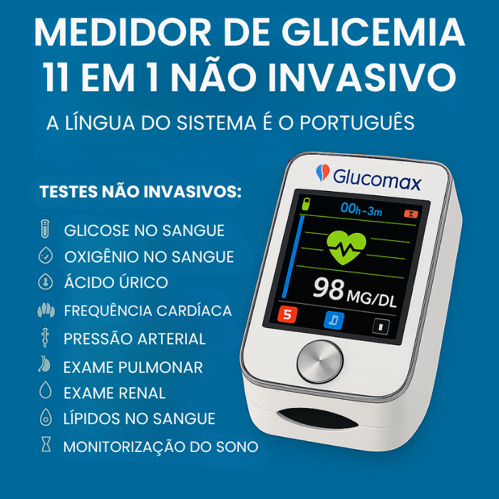GlucoMax 11 em 1 – Paga 1, recebe 2 + Oferta!